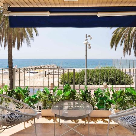 Apartamento Primera Linea De Mar Con Espectaculares Vistas Apartman Sant Pol de Mar Kültér fotó