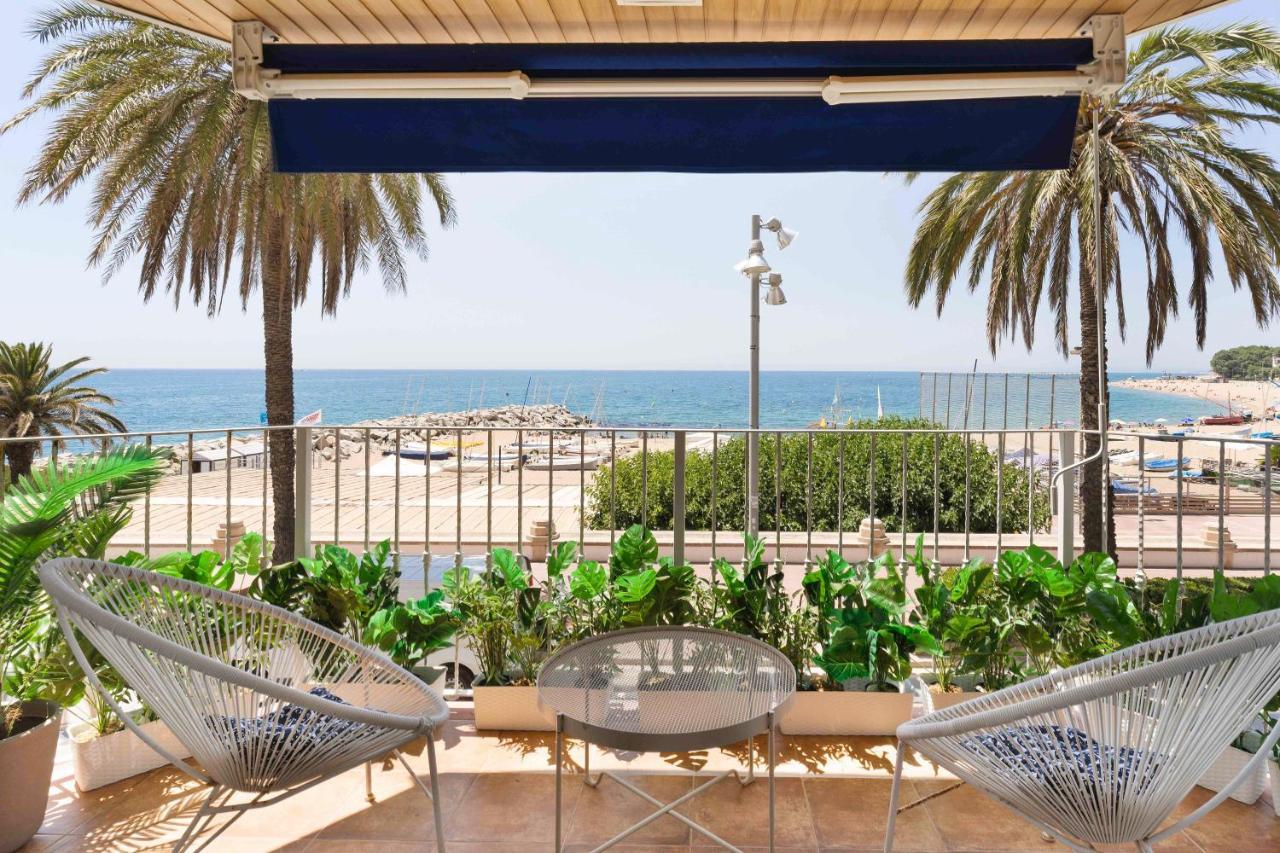 Apartamento Primera Linea De Mar Con Espectaculares Vistas Apartman Sant Pol de Mar Kültér fotó